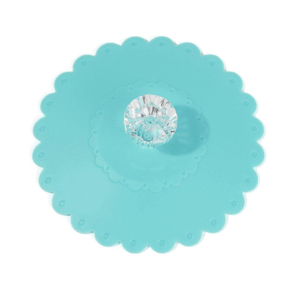 

Теплоизоляция Герметичность для Стеклянных Кружек Кухонные Аксессуары Уплотнители для Кружек Крышки для Кружек Крышка для Кружки синий