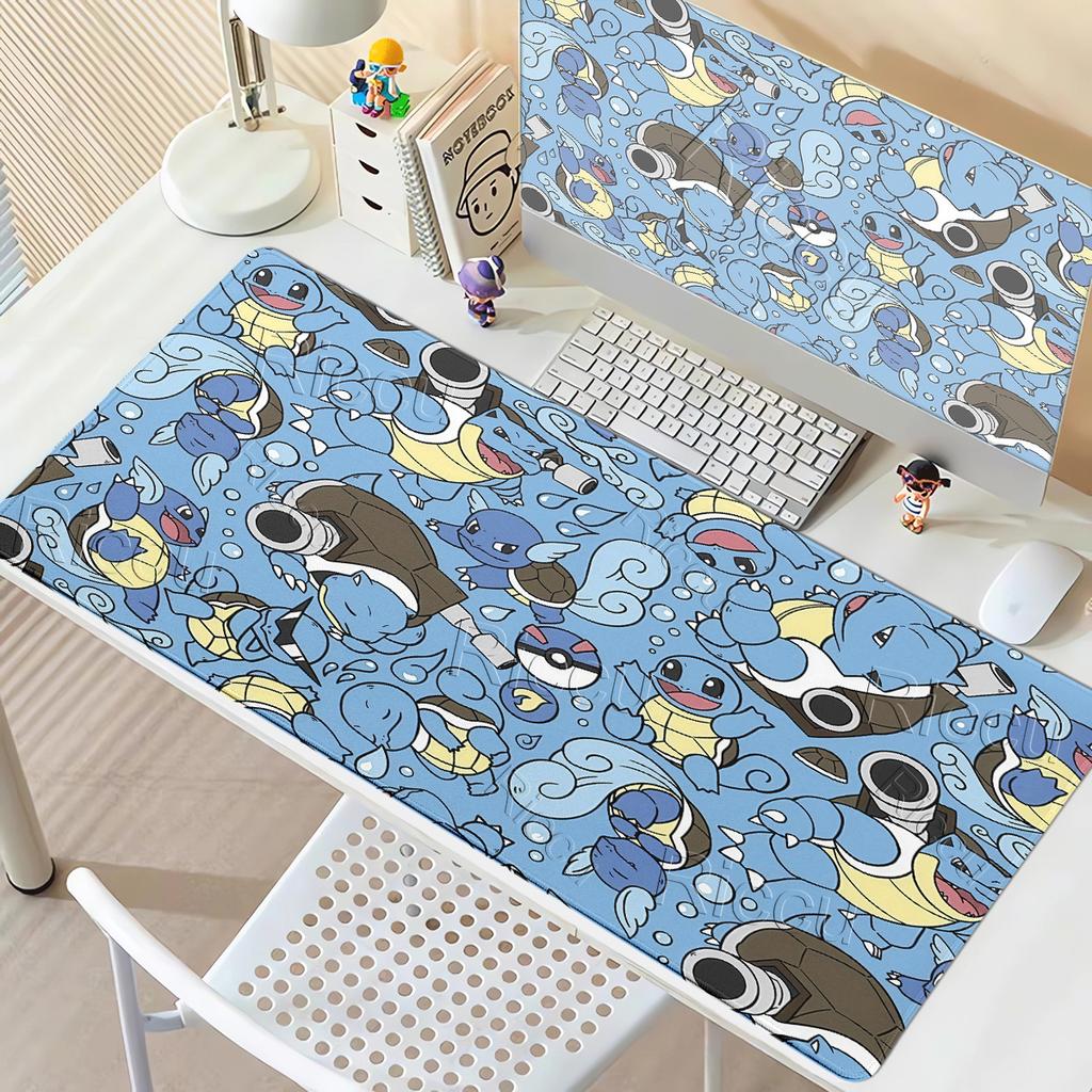 Mouse Pads Laptop Extended Protective Carpet Computer Game Mousepad Cartoon Pokemon K-Kirby PC Accessories Keyboard XXL Desk mat