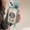 Lanyard Card Holder Phone Case Line Puppy Domestic Android for Huawei NOVA10 Honor Fashion Cartoon Case