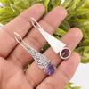 Amethyst  Earrings Gemstone Jewelry, 925 Solid Sterling Silver Earrings, Handmade Jewelry Birthstone Earrings , Gift For Her