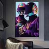 Daft Punk Music Singer Star Canvas Poster Alternative Abstract Art Painting Funny Wall Pictures Print for Cafes Bar Home Decor