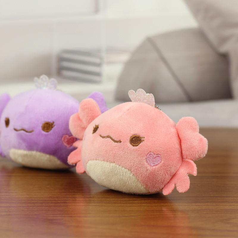 Adorable Cross-border Cartoon Crab Plush Keychain And Bag Charm For Kids 13cm