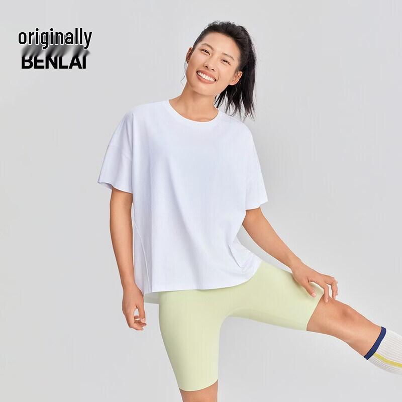 Benlai Women's Antibacterial Cooling Loose Short Sleeve T-shirt