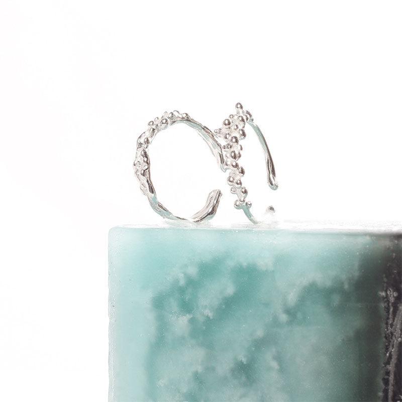 Highend 925 Silver Minimalist Ring With Unique Geometric Patterns For Modern Women