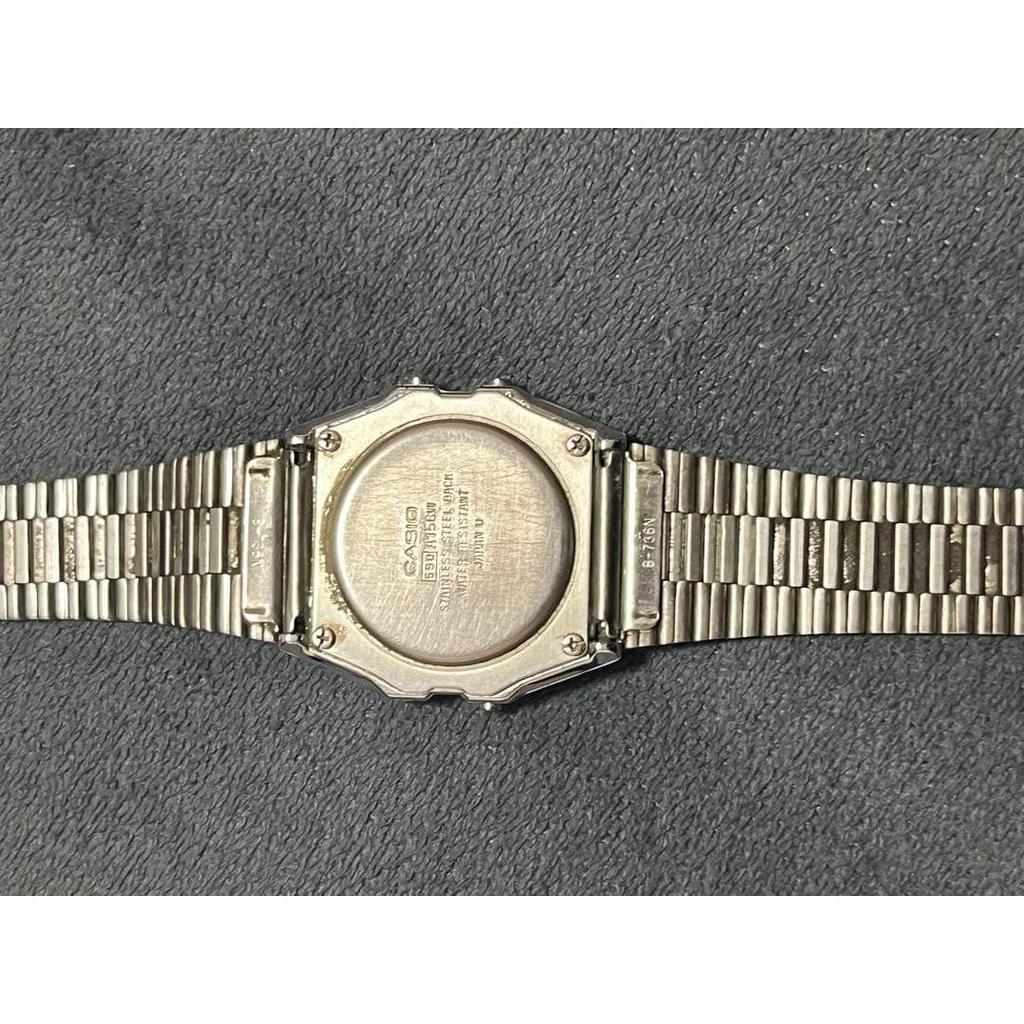 Used CASIO Casio A156W miniature light bulb light vintage