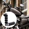 1 Zoll Motorradgriffe 2X 1 Zoll Motorradlenkerabdeckungen Rutschfeste ATV-Lenkergriffe Spike Motorrad Gasgriff Für