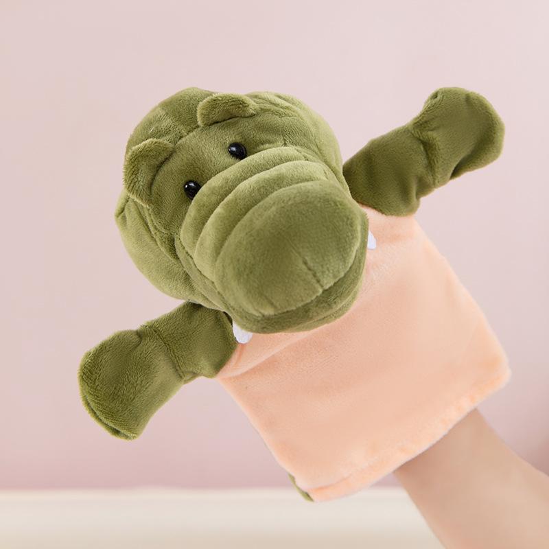 Hand Puppet Toy Animal Hand Soothing Doll Show Lion Can Open Mouth Animal Doll Kindergarten Lecture Props