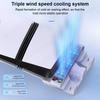 Charging Station for PS5 Slim/PS5 Pro Console Horizontal Stand Controller Charger for Playstation 5 Slim Disc & Digital Editions