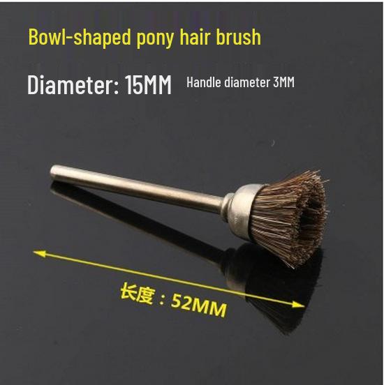 3mm T-Handle Electric Steel Wire Brush for Rust Removal - Copper & Nylon Brush Wheel for Metal Cleaning