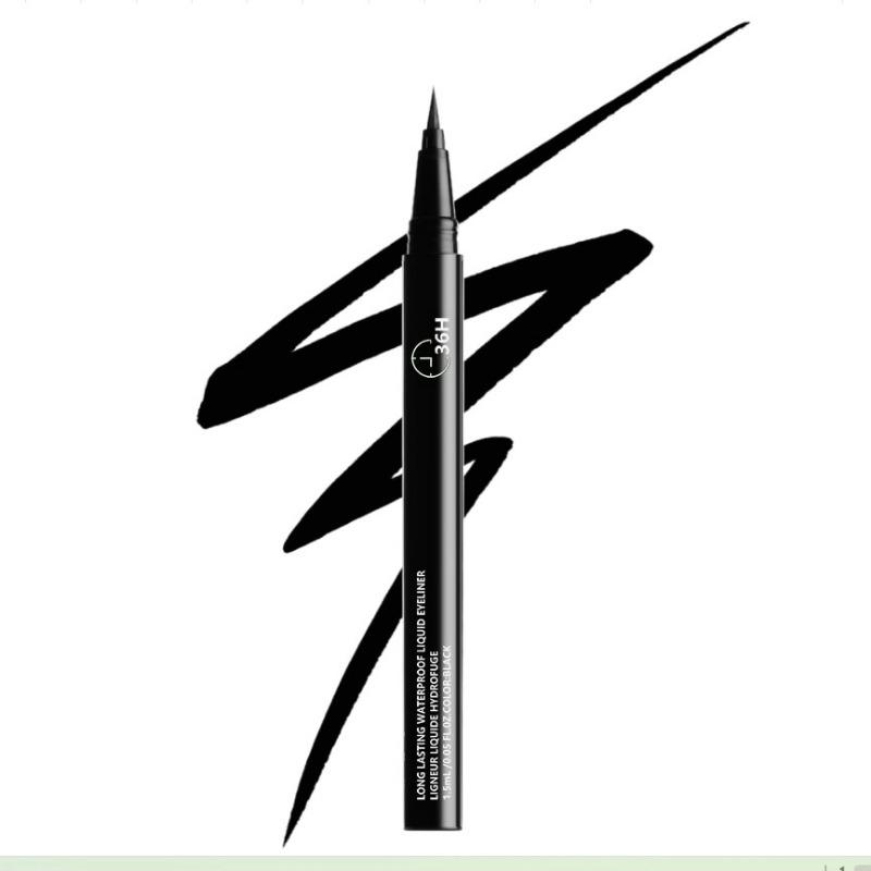 1PC waterproof, sweat-proof and non-smudging thick black extremely thin head long-lasting eyeliner pen eyeliner pen