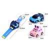 1 Set Mini Car Toy with Protective Cover Cartoon Shape Creative Miniature Anti-interference Drift