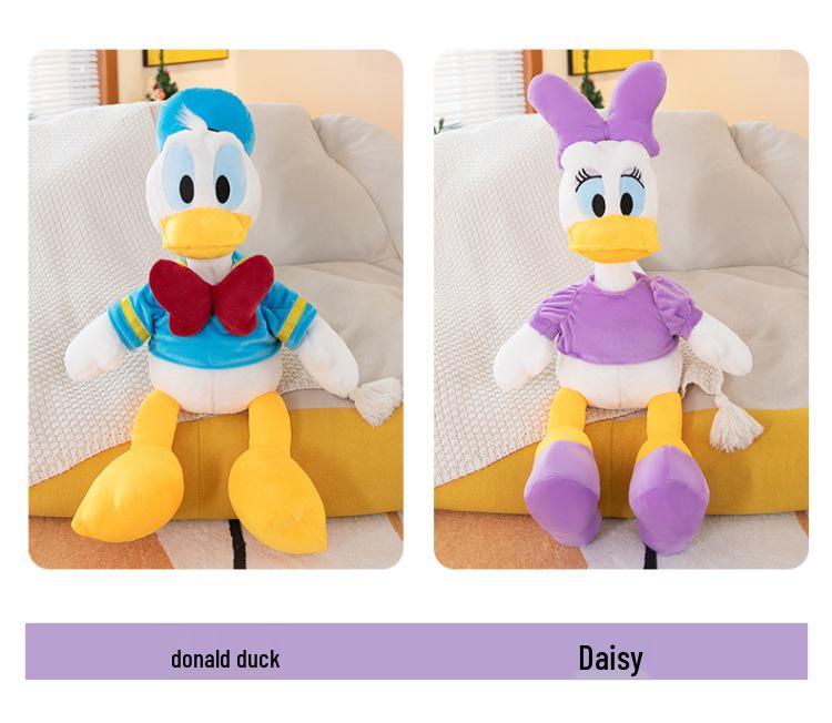 Premium Donald & Daisy Duck Kaninchenfell Plüschtier Set