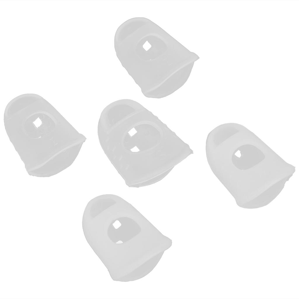 10pcs Guitar Fingertip Protectors Anti Slip Silicone Guitar Finger Guards for Stringed Instruments