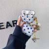 Shell Pattern Love AirPods 1 Protective Case Apple Earphone Aipods1/1st generation/Pro Blue Transparent