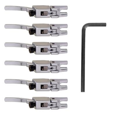 Floyd Rose Saddle Tremolo Parts 6Pcs Roller Bridge Tremolo Saddles Guitar Bridge Tremolo Saddles Replacements Set