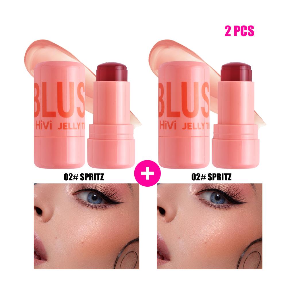 [Buy 1 Take 1] Multifunctional Blush Cream Long-Lasting High Pigment Lipstick Eyeshadow Stick