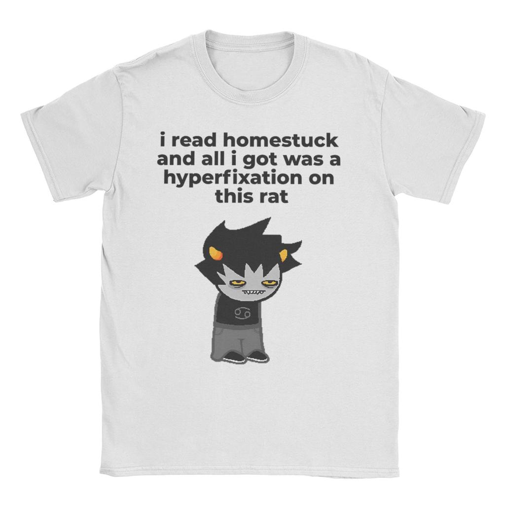 Vintage Say Gex Guys H-Homestucks T-Shirts for Men Round Collar Cotton T Shirts  Short Sleeve Tees New Arrival Tops