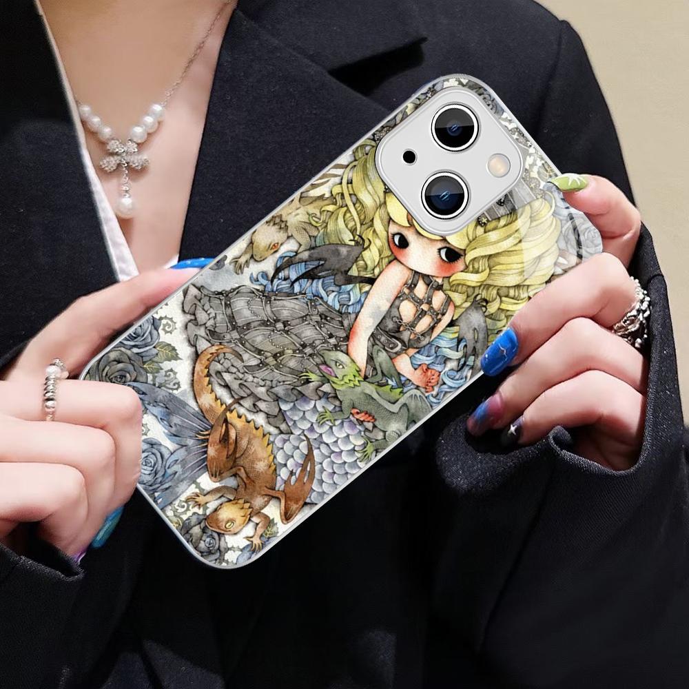 Selling Aya Takano Phone Case For IPhone 14 13 12 Mini 11 Pro XS Max X XR 14 Plus Tempered Glass Cover