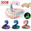 Decorazione Serpente Stampato 3D 30cm Figurine Rettile Zodiaco Cinese per Scrivania Ufficio Decorazione Scaffale Casa Regalo Ornamento Festivo Collezion