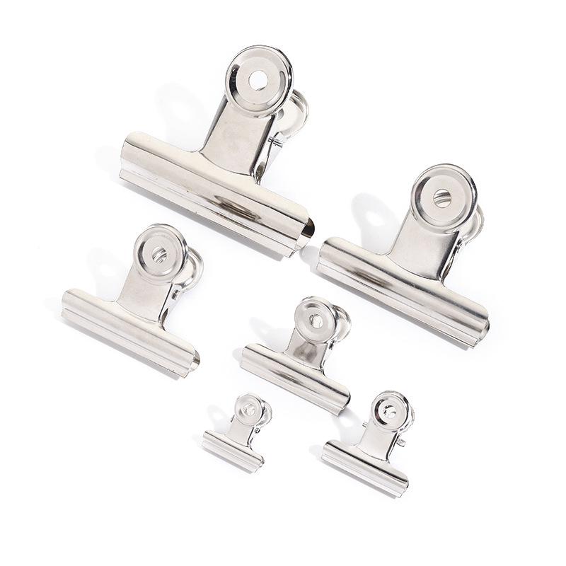 Stainless Steel Office Stationery Folder & Ticket Clip