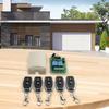 Opener Transmitter+Receiver 2 Keys Learning code(1527) Gate DC 12V 2CH 433MHz Relay Wireless Remote Control Switch
