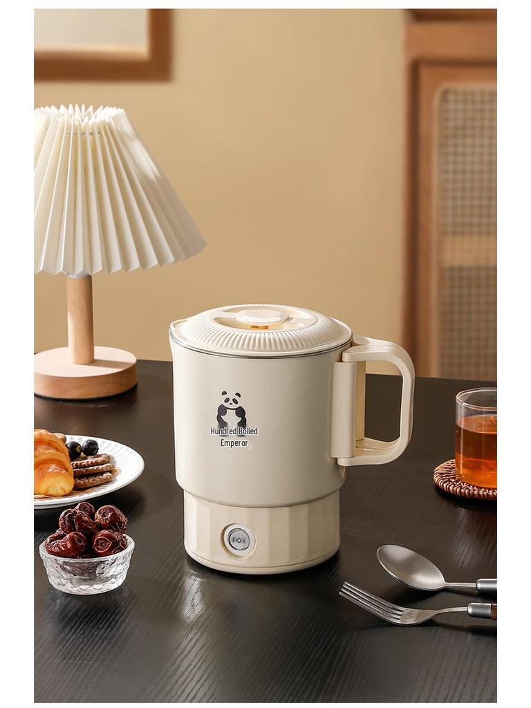 Portable Foldable Electric Kettle with Smart Touch and Multi-functional Design for Home and Dorm Use