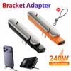 240W Super Fast Charging Cable with Detachable Gaming Stand Type-C To Type-C Data Cord for Phone & Tablet Portable PC Accessory
