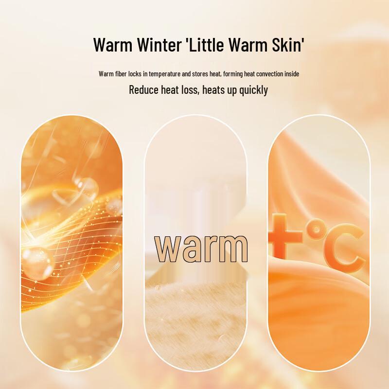 Langsah Women's High-Waist Thermal Base Layer Leggings