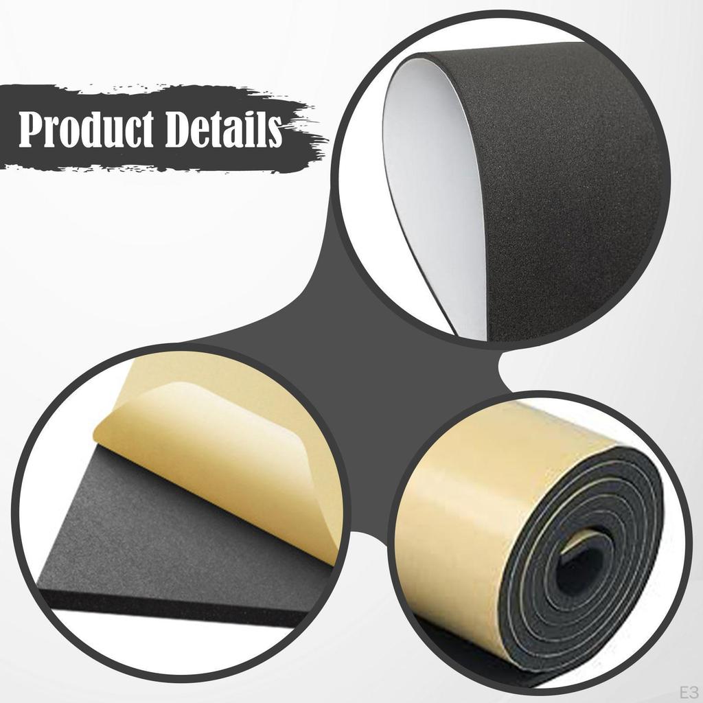 8 Pieces Foam Padding Sheets EVA Non Slip Anti Vibration Pads Lightweight Backing for Furniture