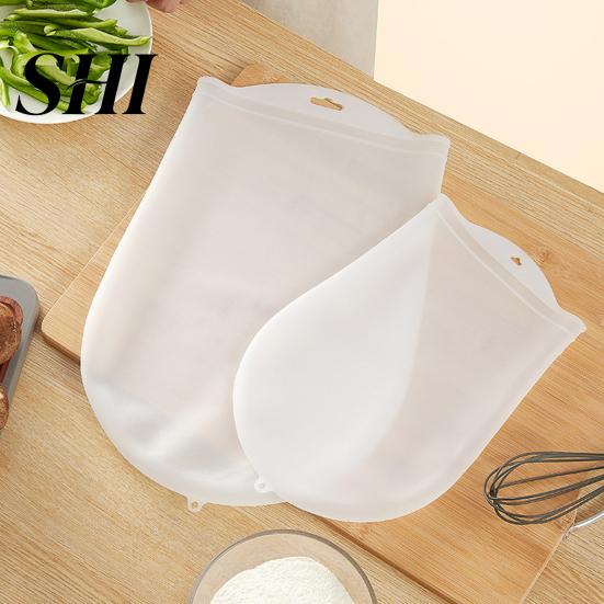 Meat Marinating Bag Silicone Kneading Reusable Food Grade Multifunctional Bread Pastry Odorless Dough Rolling Mixer Pouch Kitchen Baking Tool