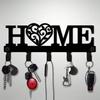 Iron Wall Hook Key Rack for Home Garage Kitchen Bathroom Entryway