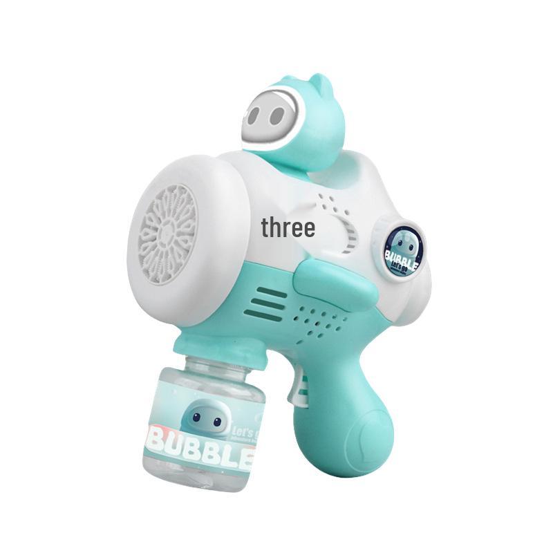 Gatling Bubble Gun: Automatic Electric Handheld Bubble Maker for Kids