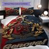 Manchester Legacy Bedding (1 * duvet cover + 2 * pillowcase, without core) 2D Flat Soft and comfortable Duvet cover and pillowcase Bedding set