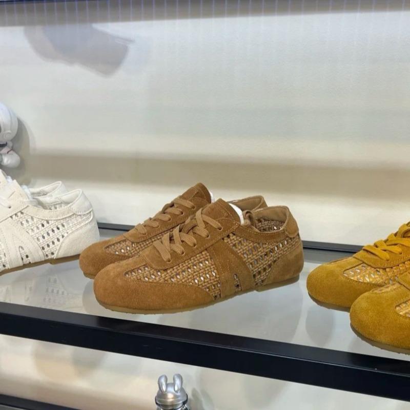 

Мода 2025 Новые женские ретро плетеные ажурные сандалии Дышащая сетка Мягкая подошва Повседневные кроссовки на лето Универсальные и удобные 40 хаки