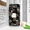 Custodia per Telefono Coppia Gatti Neri Bianchi Cartoni Animati per Google Pixel 9A 8A 7A 6A 7 PRO 8 9 Pro XL 4G 5G Cover Morbida Antiurto Guscio Abbinato