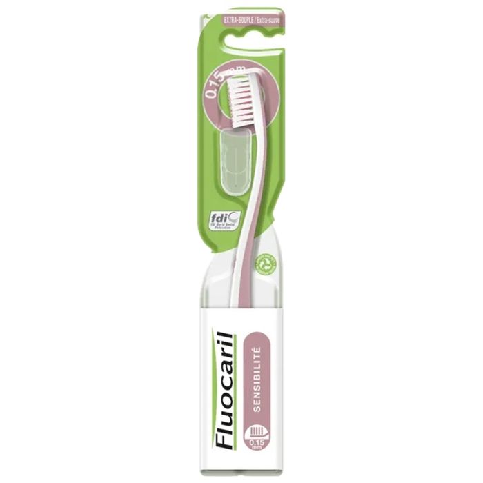 Toothbrushes-Fluocaril Extra-Soft Toothbrush Sensitivity (Color : Pink)