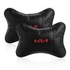1/2Pcs Car Seat Headrest Auto Logo Neck Pillow Car Accessories For KIA Cerato Sportage R K2 K3 K5 K6 K7 K8 RIO 3 4 Sorento Picanto