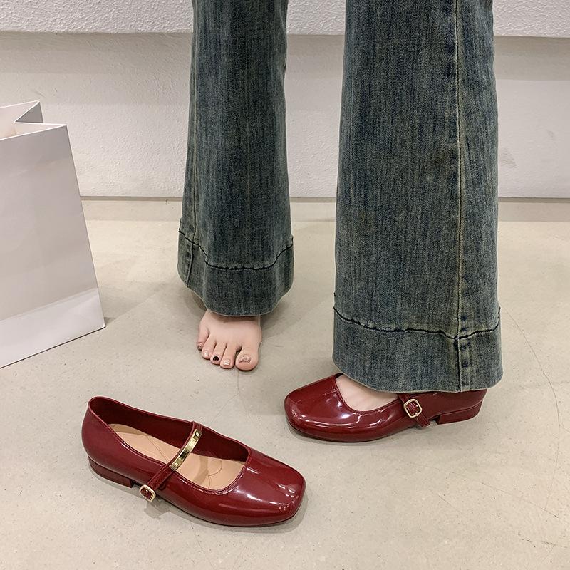 French Mary Jane Shoes, Small Fragrance Style, New Vintage Shoes, Pumps, and Comfortable Temperament