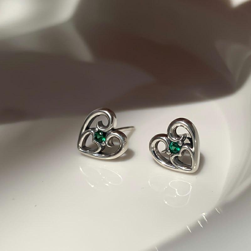 

Серьги Love Trend Light Luxury Niche Design с цветным полым цирконием