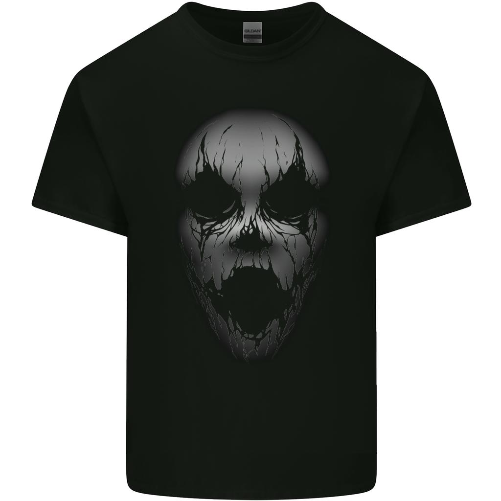 Horror Clown Face Halloween Unisexs Light Cotton TShirt