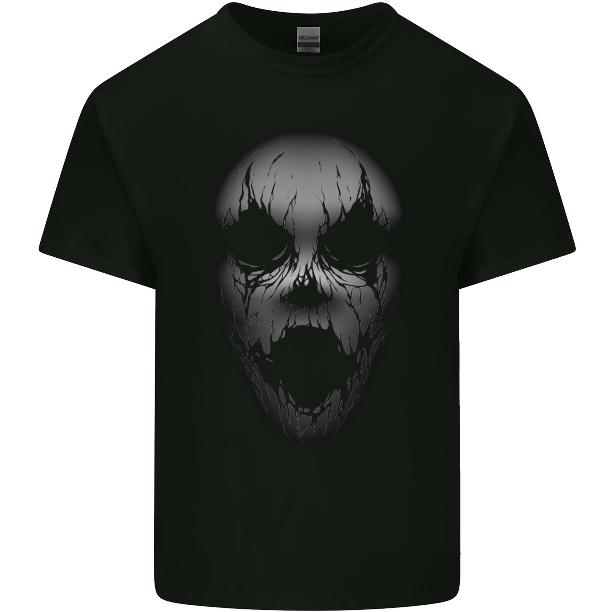 Horror Clown Face Halloween Unisexs Light Cotton TShirt S