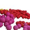 Red Rattan Sepak Takraw Ball for Kindergarten and Festive Decor