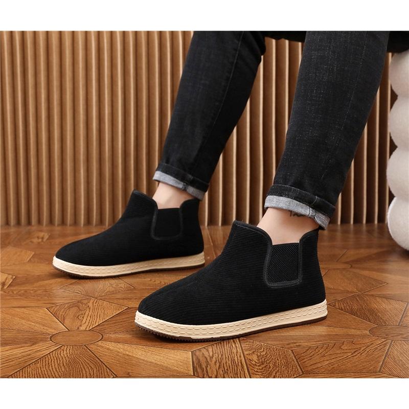 Men's Winter Warm And Thick Plush Casual Cotton Shoes