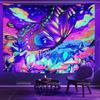 Adorable Cosmic World Wall Tapestry, Dreamy Nebula & Alien Landscape Design Soft Hanging Decor, Perfect Gift For Sci-Fi & Space
