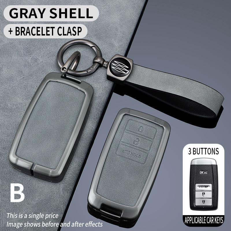 Acura MDX Men's High-End Car Key Case - Fits ZDX/ILX/RDX/CDX/RLX Models, Anti-Lost Remote Holder