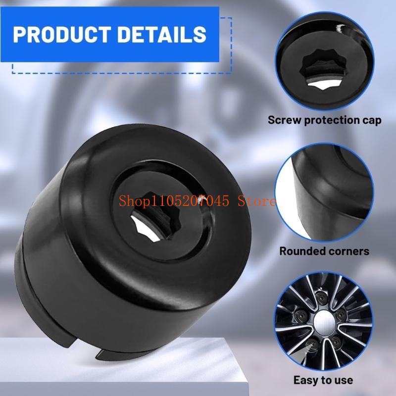37cd Bolt Caps with Puller Tool Wheel Nut Caps Screw Cover Automotive Accessory for 2003-2020 Quick Install