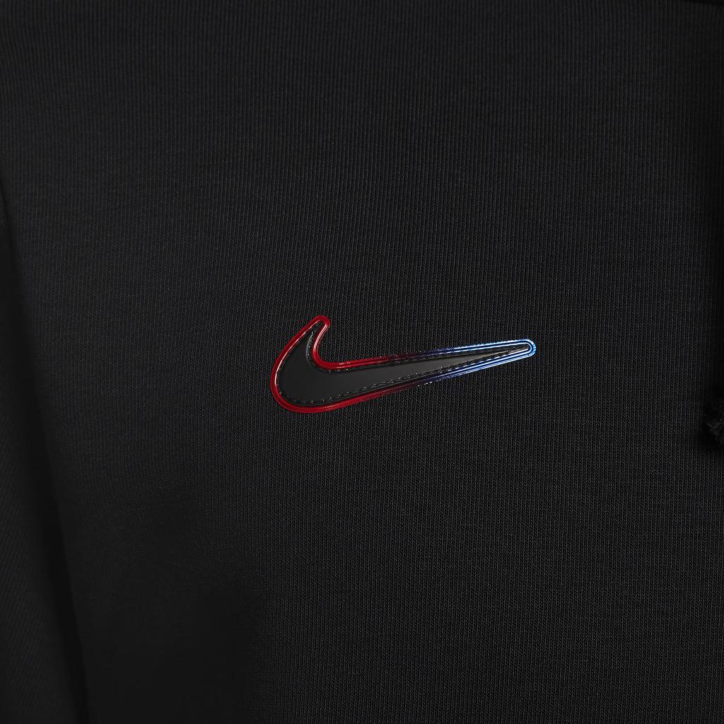Nike FCDri Fit Barcelona Standardausgabe Auswärts-Sweatshirt Herren Schwarz/Schwarz FQ3216-010