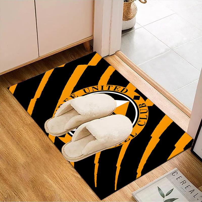 Tappeto Ufficio con Stemma Dundee United, Cuscino per Sedia, Tappeto per Ingresso, Tappeti per Soggiorno, Camera da Letto, Regali di Natale