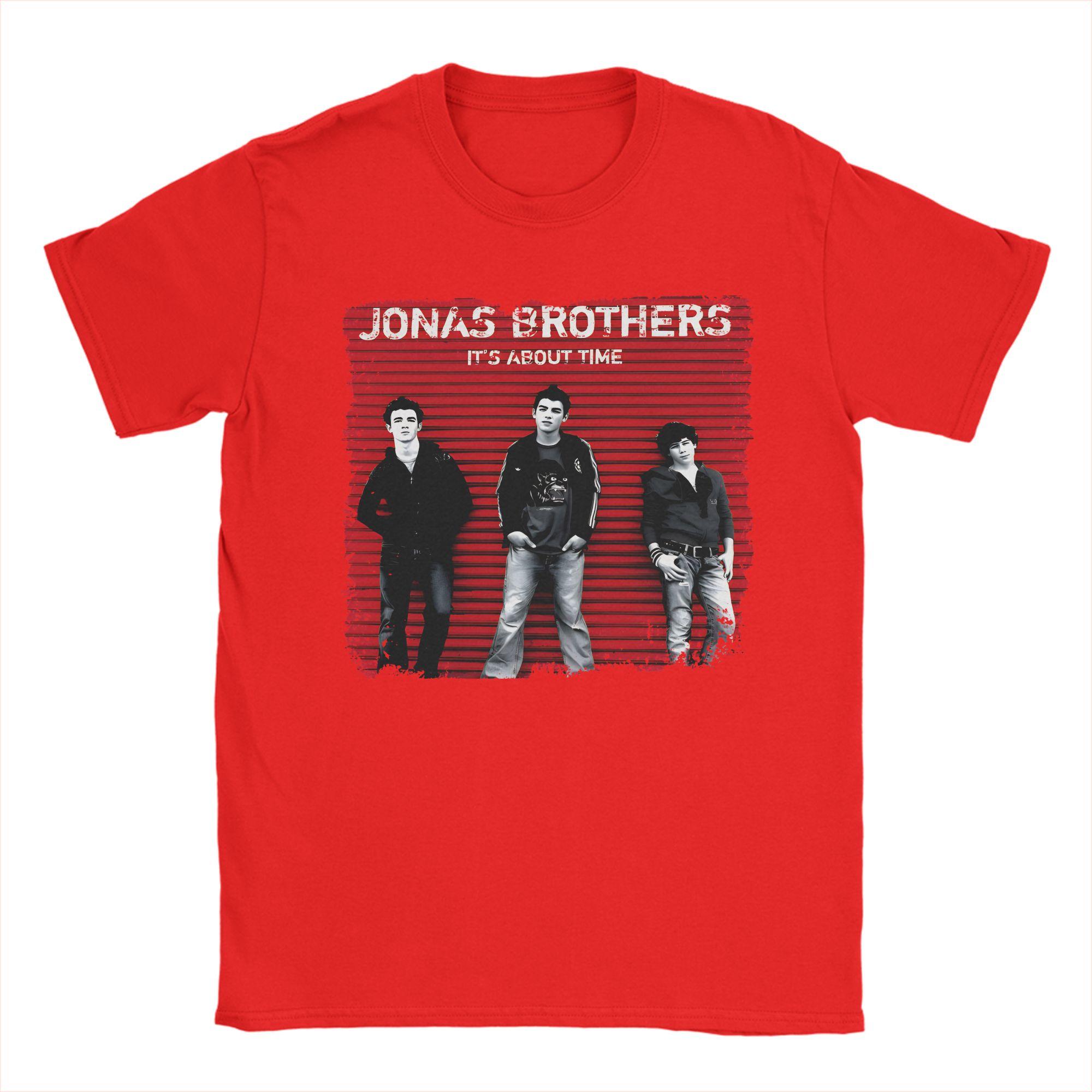 

Jonas Brothers Tour Men T Shirts Casual Tees Short Sleeve Crew Neck TShirts 100 Cotton Party Clothing S