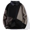 Hot Sale, Popular, New Casual Half-crew Neck Sweater In Autumn and Winter, Men's Bottomed Knitted Sweater